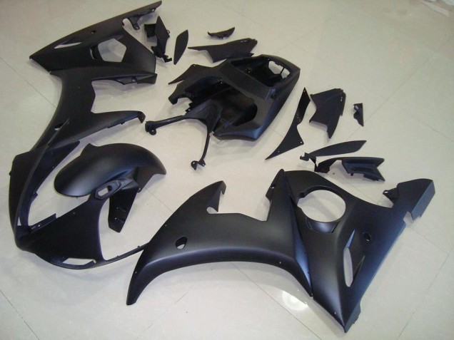 R6 03-05 Motorrad Verkleidungen - Matt Schwarz R6 03-05 Motorrad Verkleidungen - Matt Schwarz
