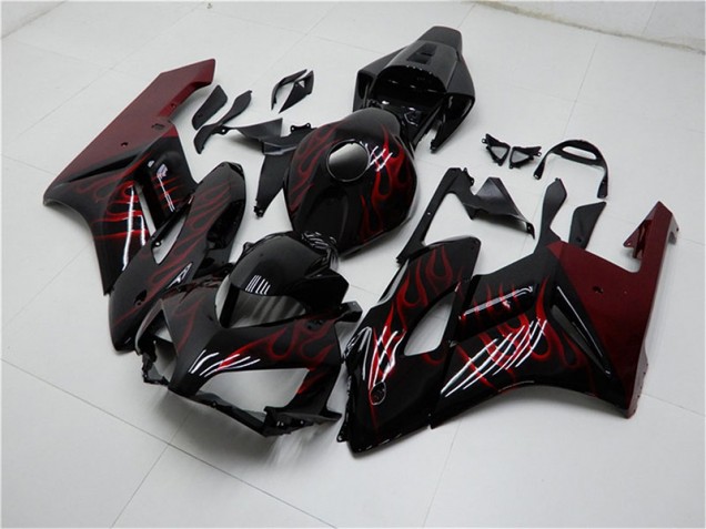 CBR 1000 RR 04-05 Motorrad Vollverkleidung - Rot Schwarz CBR 1000 RR 04-05 Motorrad Vollverkleidung - Rot Schwarz
