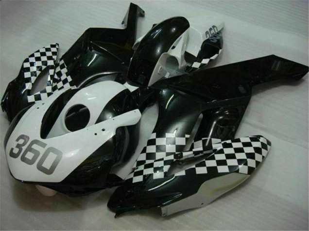 CBR 1000 RR 04-05 Motorrad Verkleidungen - Weiß Schwarz