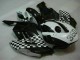 CBR 1000 RR 04-05 Motorrad Verkleidungen - Weiß Schwarz