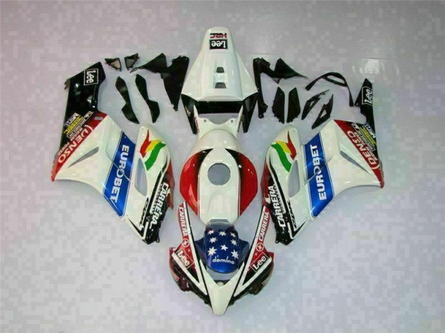 CBR 1000 RR 04-05 Motorrad VollVerkleidungen & Plastik - Weiß Rot
