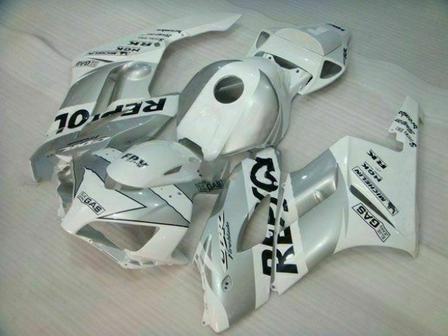 CBR 1000 RR 04-05 Motorrad Verkleidungen - Silber Weiß Repsol CBR 1000 RR 04-05 Motorrad Verkleidungen - Silber Weiß Repsol