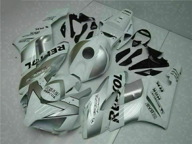 CBR 1000 RR 04-05 Motorrad Verkleidung - Silber Weiß Repsol