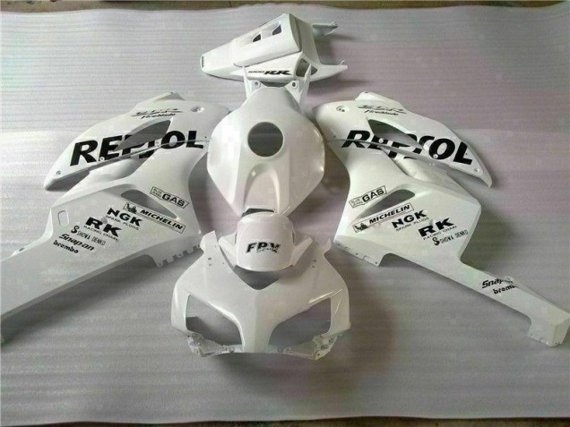CBR 1000 RR 04-05 Motorrad Verkleidungen - Weiß Schwarz Repsol
