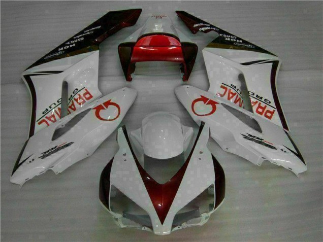 CBR 1000 RR 04-05 Motorrad Vollverkleidung - Weiß Rot
