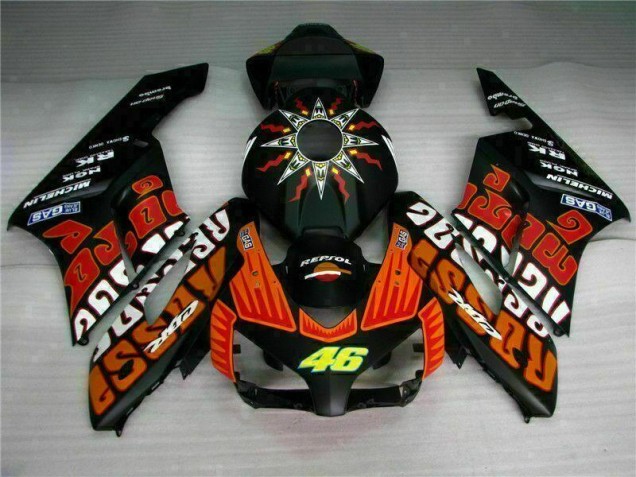 CBR 1000 RR 04-05 Motorrad Verkleidungen - Schwarz Orange CBR 1000 RR 04-05 Motorrad Verkleidungen - Schwarz Orange