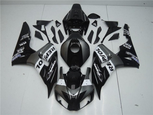 CBR 1000 RR 04-05 Motorrad Verkleidung - Grau Schwarz Repsol CBR 1000 RR 04-05 Motorrad Verkleidung - Grau Schwarz Repsol