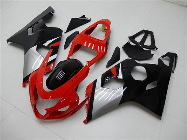 GSXR 600 / 750 K4 04-05 Motorrad Verkleidungen - Rot Schwarz GSXR 600 / 750 K4 04-05 Motorrad Verkleidungen - Rot Schwarz