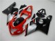 GSXR 600 / 750 K4 04-05 Motorrad Verkleidungen - Rot Schwarz GSXR 600 / 750 K4 04-05 Motorrad Verkleidungen - Rot Schwarz