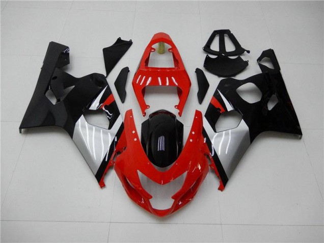 GSXR 600 / 750 K4 04-05 Motorrad Verkleidungen - Rot Schwarz GSXR 600 / 750 K4 04-05 Motorrad Verkleidungen - Rot Schwarz
