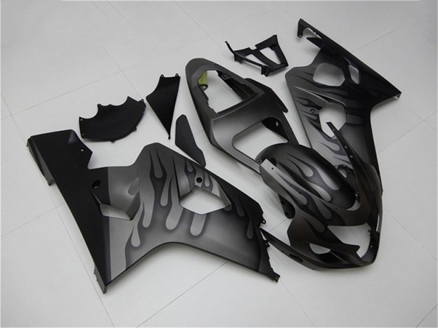 GSXR 600 / 750 K4 04-05 Motorrad Verkleidungen - Schwarz Grau GSXR 600 / 750 K4 04-05 Motorrad Verkleidungen - Schwarz Grau