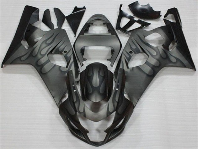 GSXR 600 / 750 K4 04-05 Motorrad Verkleidungen - Schwarz Grau GSXR 600 / 750 K4 04-05 Motorrad Verkleidungen - Schwarz Grau