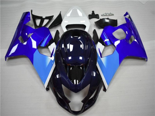 GSXR 600 / 750 K4 04-05 Motorrad Verkleidung - Blau Weiß GSXR 600 / 750 K4 04-05 Motorrad Verkleidung - Blau Weiß