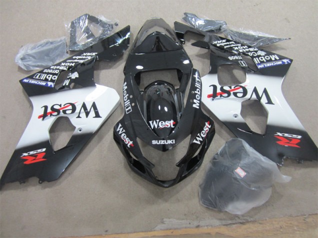 GSXR 600 K4 04-05 Motorrad Verkleidungen - Schwarz West GSXR 600 K4 04-05 Motorrad Verkleidungen - Schwarz West