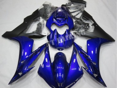 R1 04-06 Motorrad Verkleidungen - Blau Schwarz