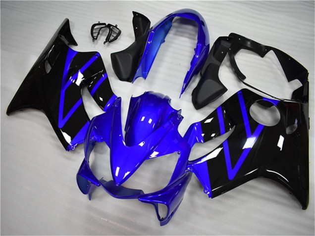 CBR 600 F4i 04-07 Motorrad Verkleidungen - Blau Schwarz CBR 600 F4i 04-07 Motorrad Verkleidungen - Blau Schwarz