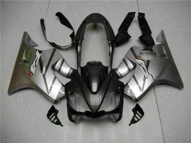 CBR 600 F4i 04-07 Motorrad Verkleidungen - Silber Schwarz CBR 600 F4i 04-07 Motorrad Verkleidungen - Silber Schwarz