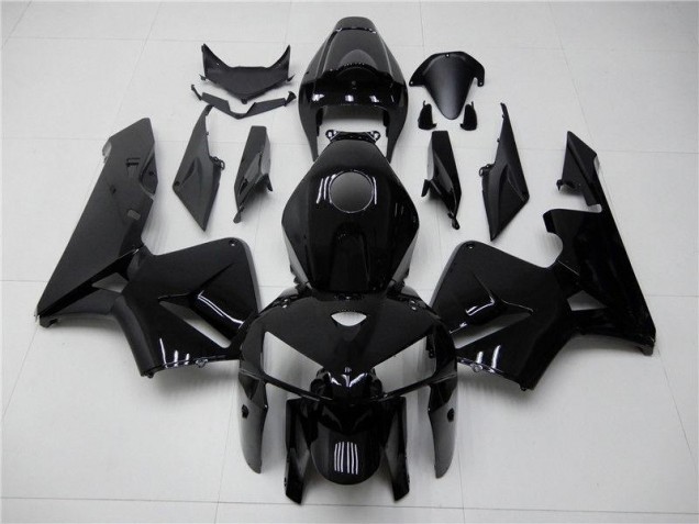 CBR 600 RR 05-06 Motorrad Verkleidungen - Glänzend Schwarz