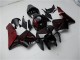 CBR 600 RR 05-06 Motorrad Verkleidungen - Rot Flamme Schwarz