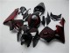 CBR 600 RR 05-06 Motorrad Verkleidungen - Rot Flamme Schwarz