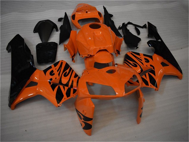CBR 600 RR 05-06 Motorrad Verkleidungen & Plastik - Orange Schwarz