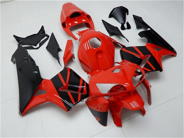 CBR 600 RR 05-06 Motorrad Vollverkleidung - Rot Schwarz