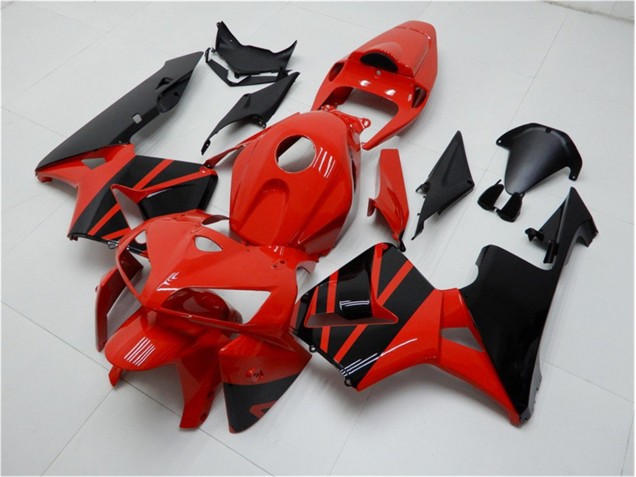 CBR 600 RR 05-06 Motorrad Vollverkleidung - Rot Schwarz
