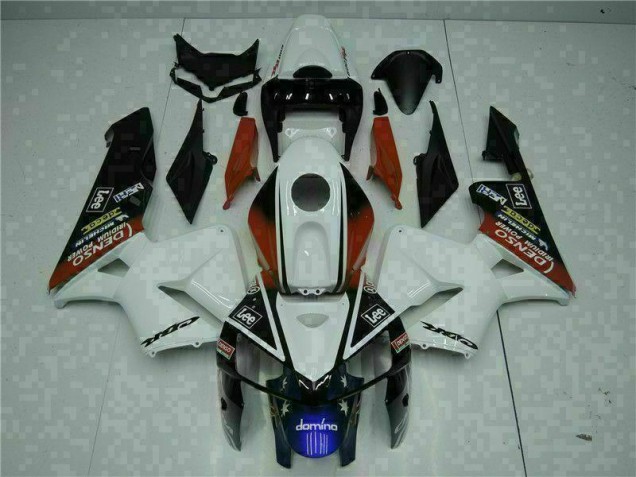 CBR 600 RR 05-06 Motorrad Verkleidungen - Weiß Rot Schwarz Lee CBR 600 RR 05-06 Motorrad Verkleidungen - Weiß Rot Schwarz Lee