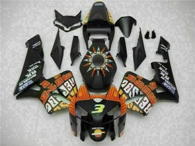 CBR 600 RR 05-06 Verkleidungen - Schwarz