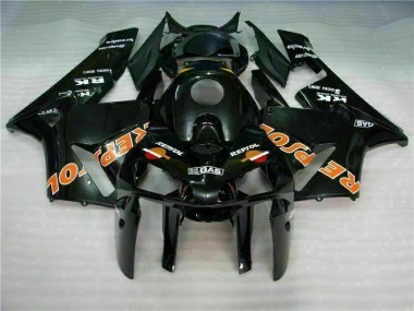 CBR 600 RR 05-06 Motorrad Verkleidungen - Schwarz Repsol