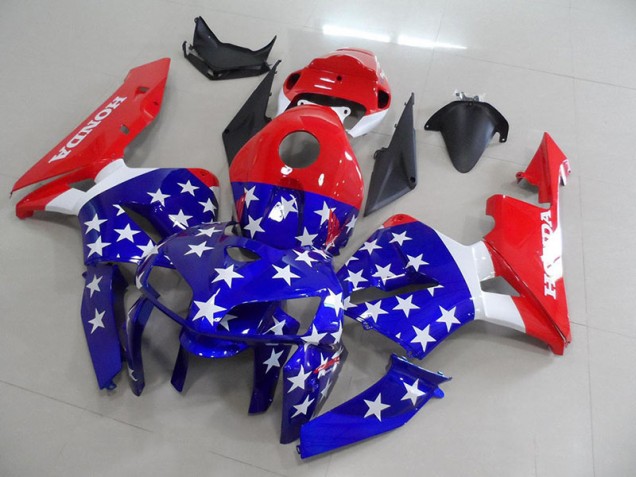 CBR 600 RR 05-06 Motorrad Verkleidungen - Amerikanische Flagge