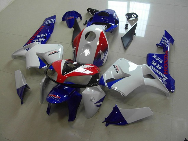CBR 600 RR 05-06 Motorrad Verkleidungen - Weiß Blau Rot HRC CBR 600 RR 05-06 Motorrad Verkleidungen - Weiß Blau Rot HRC