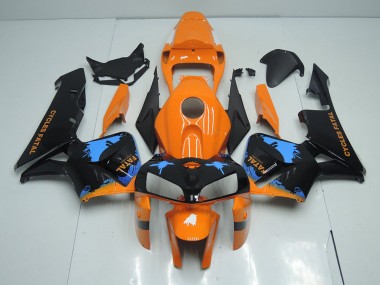 CBR 600 RR 05-06 Motorrad VollVerkleidungen & Plastik - Orange Schwarz