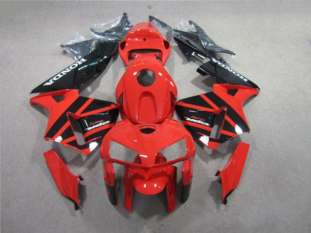 CBR 600 RR 05-06 Motorrad VollVerkleidungen & Plastik - Rot Schwarz