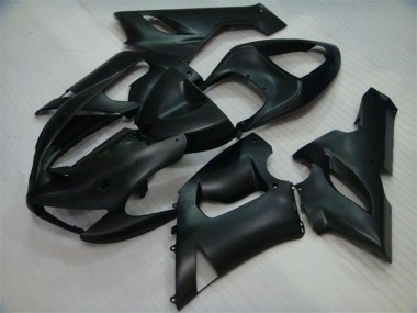 ZX6R 05-06 Motorrad Verkleidungen - Matt Schwarz
