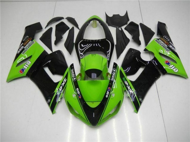 ZX6R 05-06 Motorrad Verkleidungen - Grün
