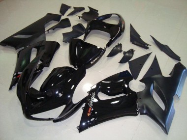 ZX6R 05-06 Motorrad Vollverkleidung - Schwarz