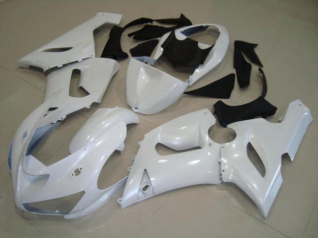 ZX6R 05-06 Motorrad Verkleidungen - Dunkel Perl Weiß ZX6R 05-06 Motorrad Verkleidungen - Dunkel Perl Weiß