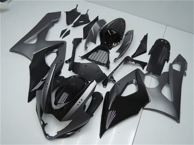 GSXR 1000 K5 05-06 Motorrad Verkleidungen & Plastik - Grau Schwarz GSXR 1000 K5 05-06 Motorrad Verkleidungen & Plastik - Grau Schwarz