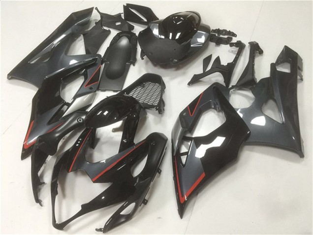 GSXR 1000 K5 05-06 Motorrad Verkleidungen - Schwarz Grau GSXR 1000 K5 05-06 Motorrad Verkleidungen - Schwarz Grau