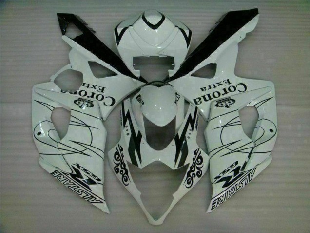 GSXR 1000 K5 05-06 Motorrad Vollverkleidung - Weiß GSXR 1000 K5 05-06 Motorrad Vollverkleidung - Weiß