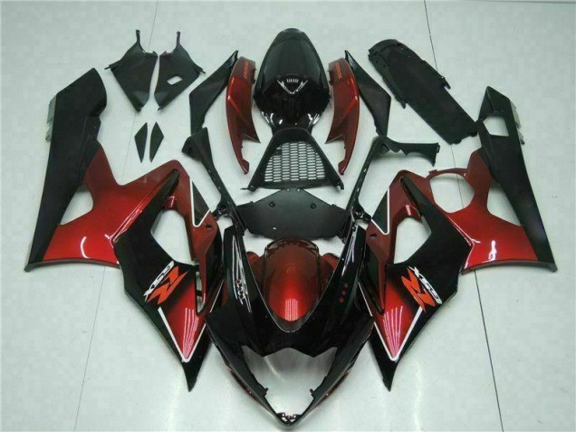 GSXR 1000 K5 05-06 Motorrad Verkleidungen Komplett Sets - Rot Schwarz GSXR 1000 K5 05-06 Motorrad Verkleidungen Komplett Sets - Rot Schwarz