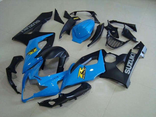 GSXR 1000 K5 05-06 Motorrad Verkleidungen - Blau und Matt Schwarz GSXR 1000 K5 05-06 Motorrad Verkleidungen - Blau und Matt Schwarz