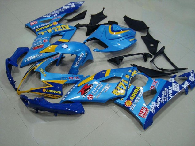 GSXR 1000 K5 05-06 Motorrad Verkleidungen - Hell blau Rizla GSXR 1000 K5 05-06 Motorrad Verkleidungen - Hell blau Rizla