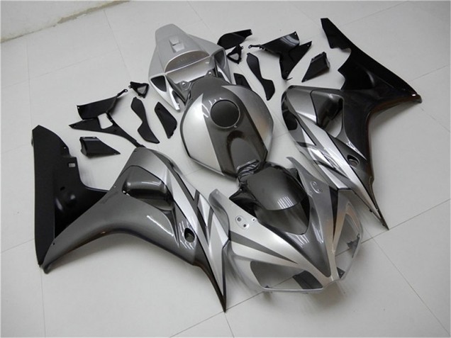 CBR 1000 RR 06-07 Motorrad Verkleidungen - Schwarz Silber Grau CBR 1000 RR 06-07 Motorrad Verkleidungen - Schwarz Silber Grau