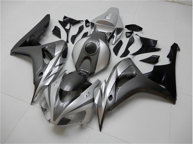 CBR 1000 RR 06-07 Motorrad Verkleidungen - Schwarz Silber Grau CBR 1000 RR 06-07 Motorrad Verkleidungen - Schwarz Silber Grau