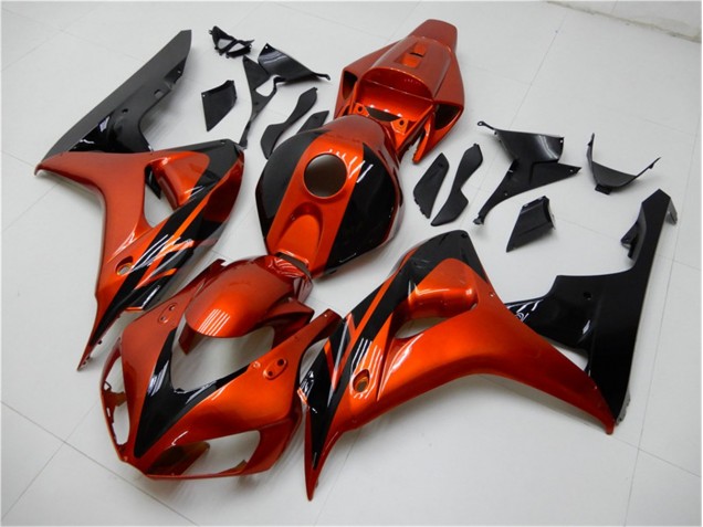 CBR 1000 RR 06-07 Motorrad Verkleidungen - Orange Schwarz CBR 1000 RR 06-07 Motorrad Verkleidungen - Orange Schwarz