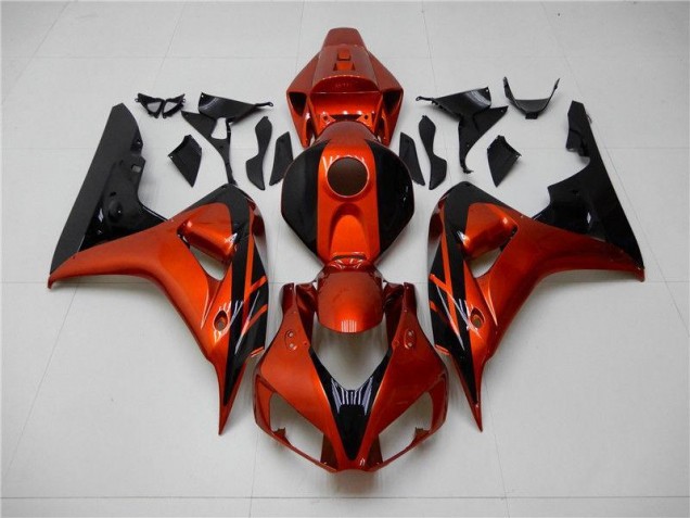 CBR 1000 RR 06-07 Motorrad Verkleidungen - Orange Schwarz CBR 1000 RR 06-07 Motorrad Verkleidungen - Orange Schwarz