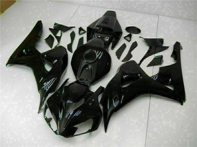 CBR 1000 RR 06-07 Motorrad Verkleidungen - Glänzend Schwarz