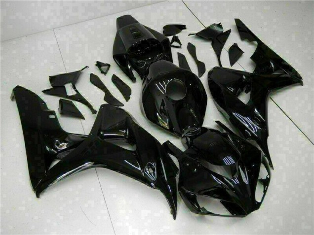 CBR 1000 RR 06-07 Motorrad Verkleidungen - Glänzend Schwarz